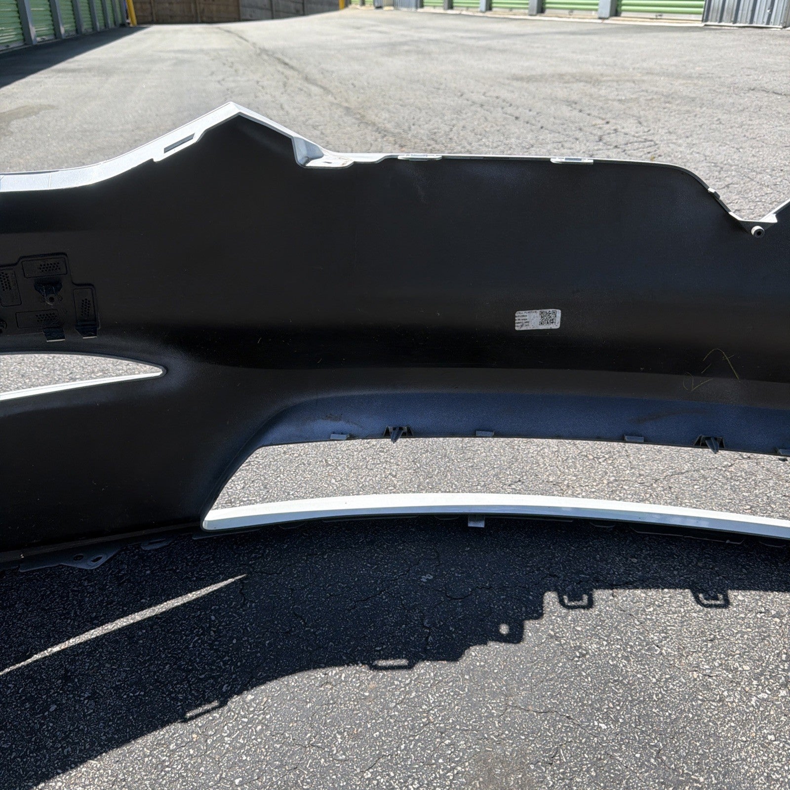 2021-2025 Tesla Model X Front Bumper Cover White WITHOUT Sensor 1588184-S0-B