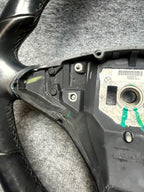 ♦️2012-2020 TESLA MODEL S DRIVER STEERING WHEEL BLACK ASSEMBLY OEM, 1005279-00-D