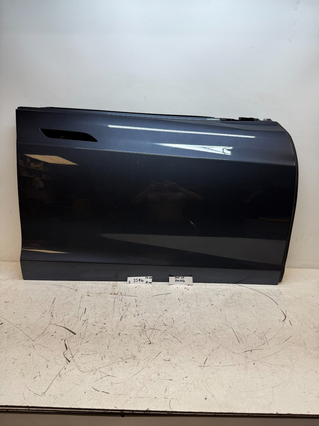 2012-2016 TESLA MODEL S FRONT RIGHT PASSENGER SIDE DOOR SHELL PANEL OEM