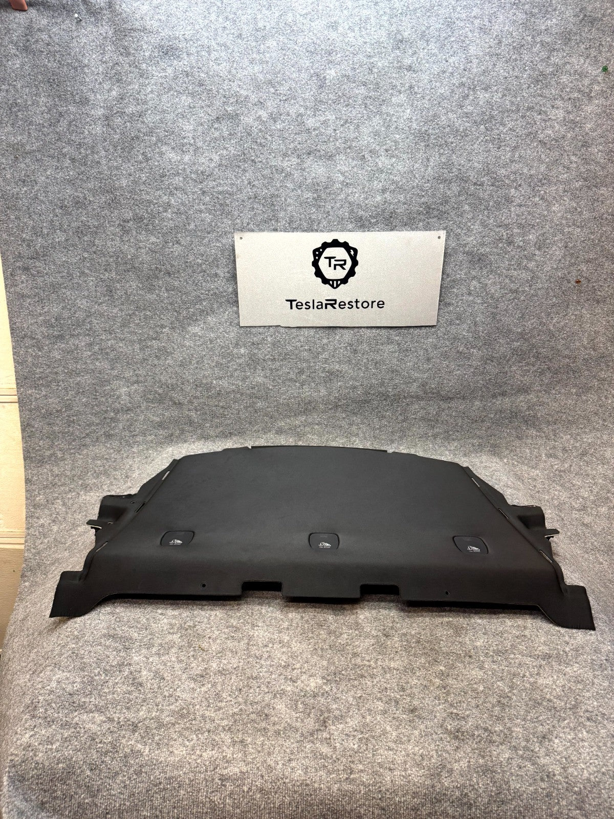2017-2023 TESLA MODEL 3 REAR DECK SHELF COVER INNER PANEL OEM, 1099221-00-D