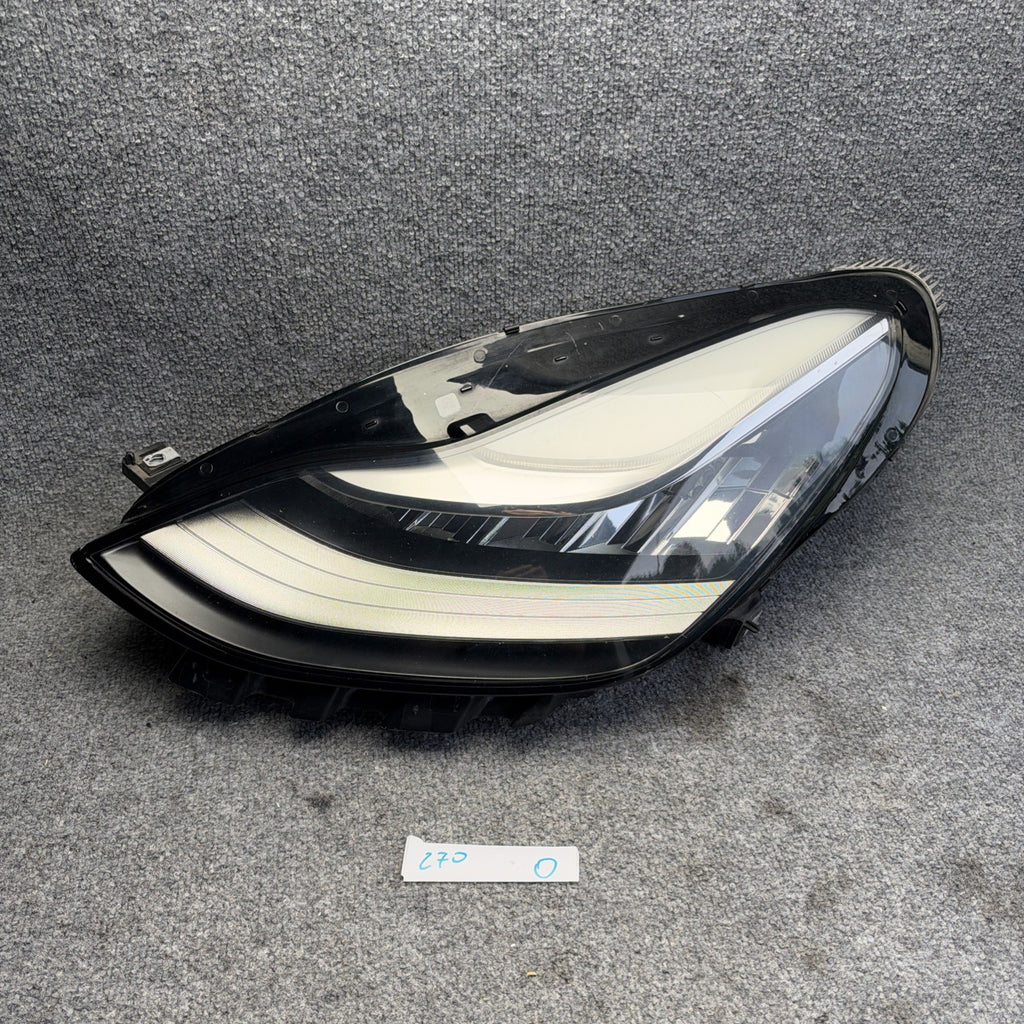 OEM 2017 - 2020 Tesla Model 3 Left Driver Reflector LED Headlight 1077371-00-K