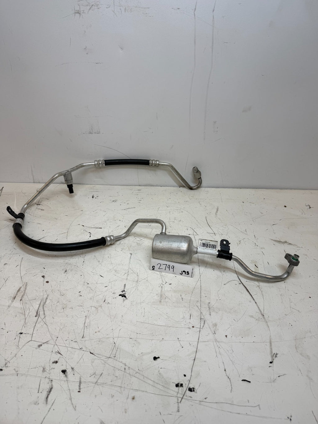2012-16 Tesla Model S AC Pipe Line Compressor to Condenser HVCC Discharge OEM