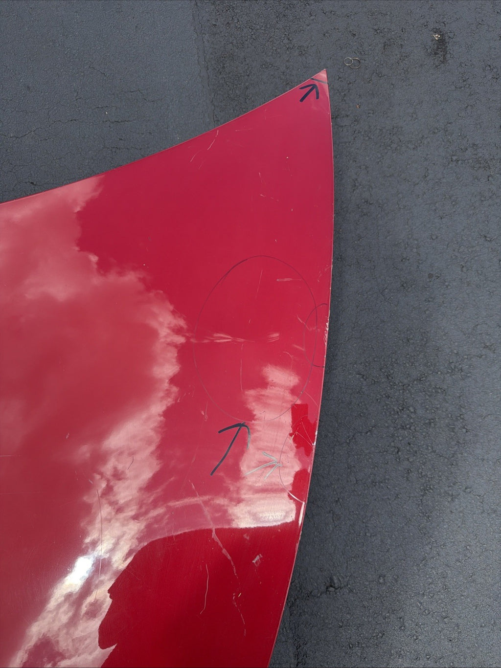 2017-2023 Tesla Model 3 M3 Front Hood Bonnet Shell Panel Cover Assy Red PPMR