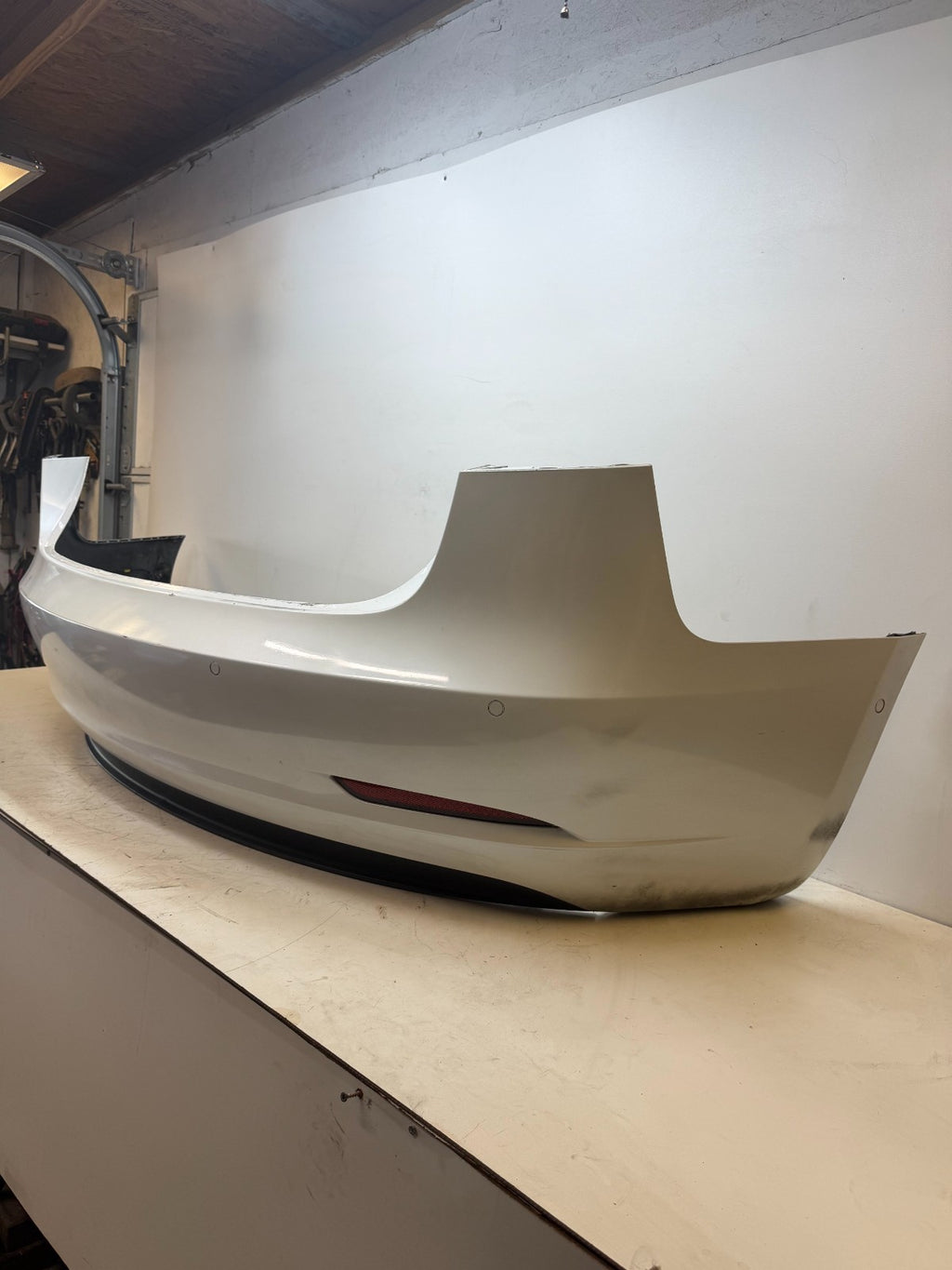 2017-2023 Tesla Model 3 Rear Bumper Cover w/ Sensor Holes