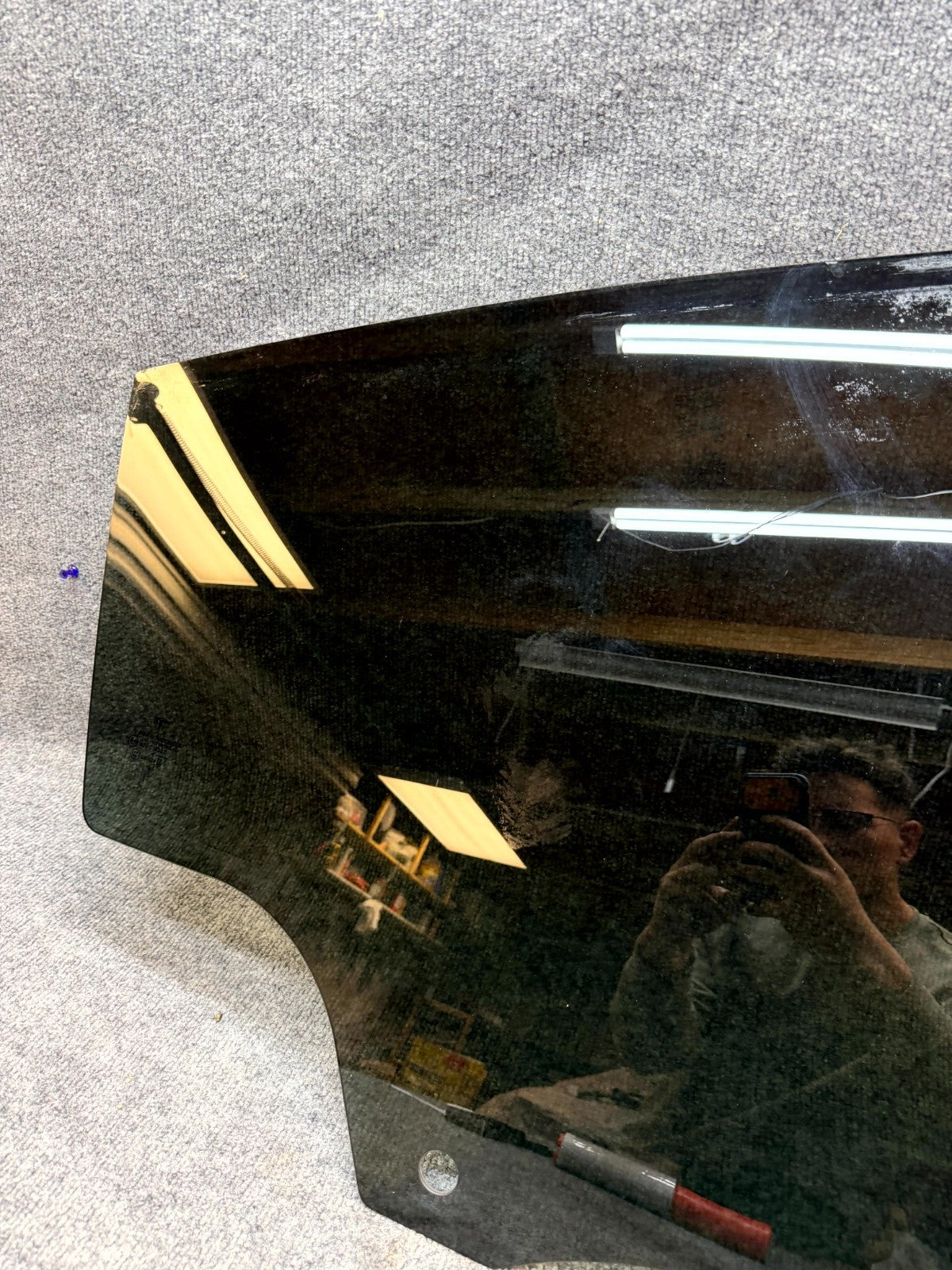 2020 - 2024 TESLA MODEL Y REAR RIGHT SIDE DOOR WINDOW GLASS OEM, 43R-014553