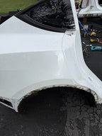 ♦️2020-2024 Tesla Model Y Rear Right Quarter Panel Structural Cutout White