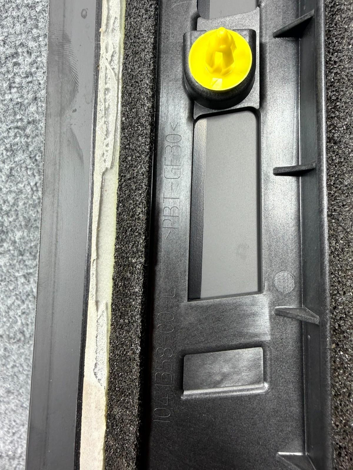 16-20 Tesla Model X Rear Right B Pillar Applique Molding Trim OEM 1041358-00-C