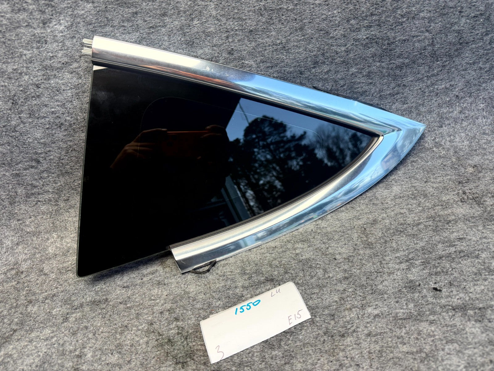 ♦️2017-2023 TESLA MODEL 3 REAR LEFT SIDE QUARTER WINDOW GLASS OEM, 1080703-00-G