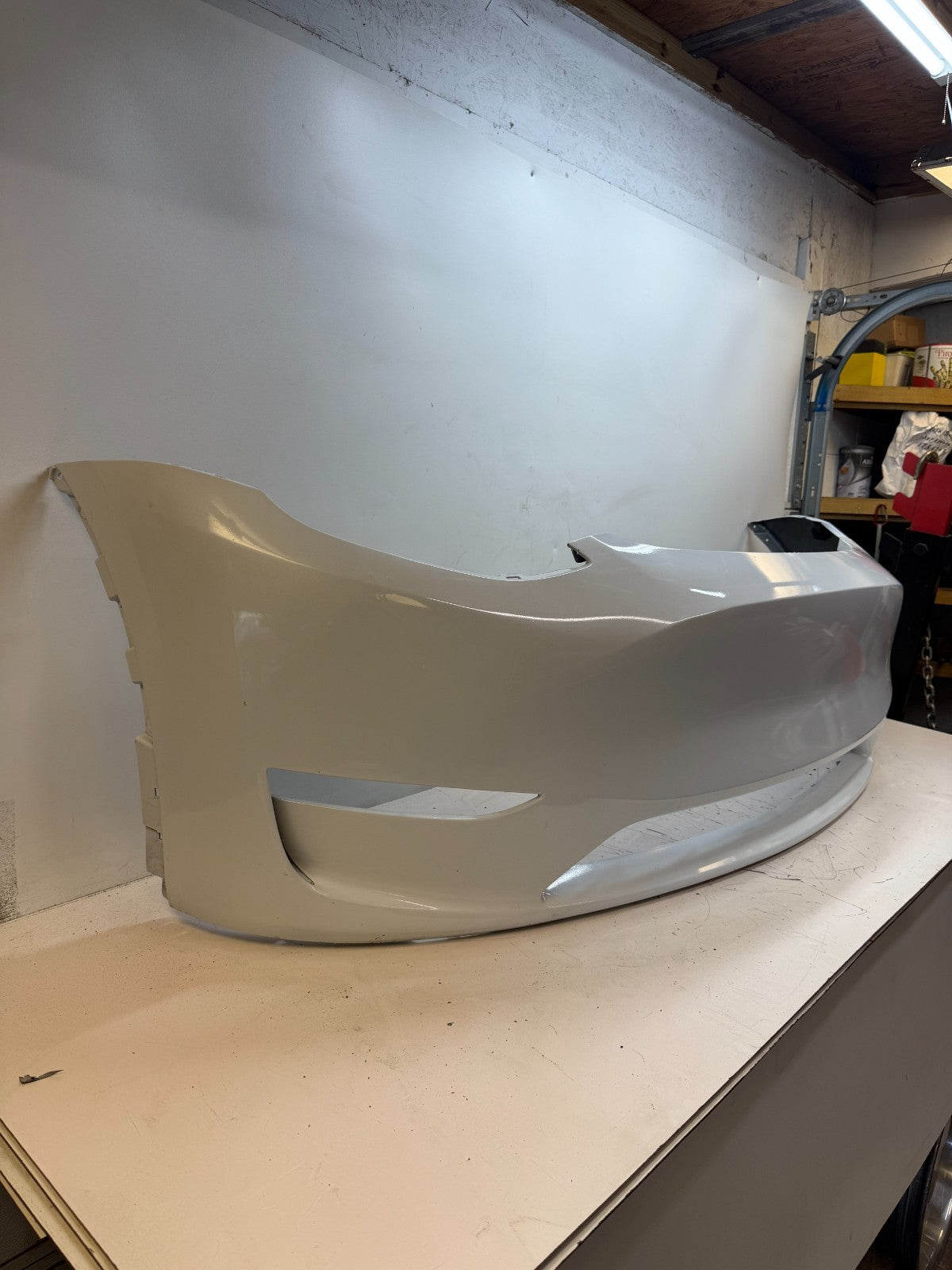 2022-2024 Tesla Model Y Front Bumper Cover w/o Sensor Holes OEM 1687994-TX-A