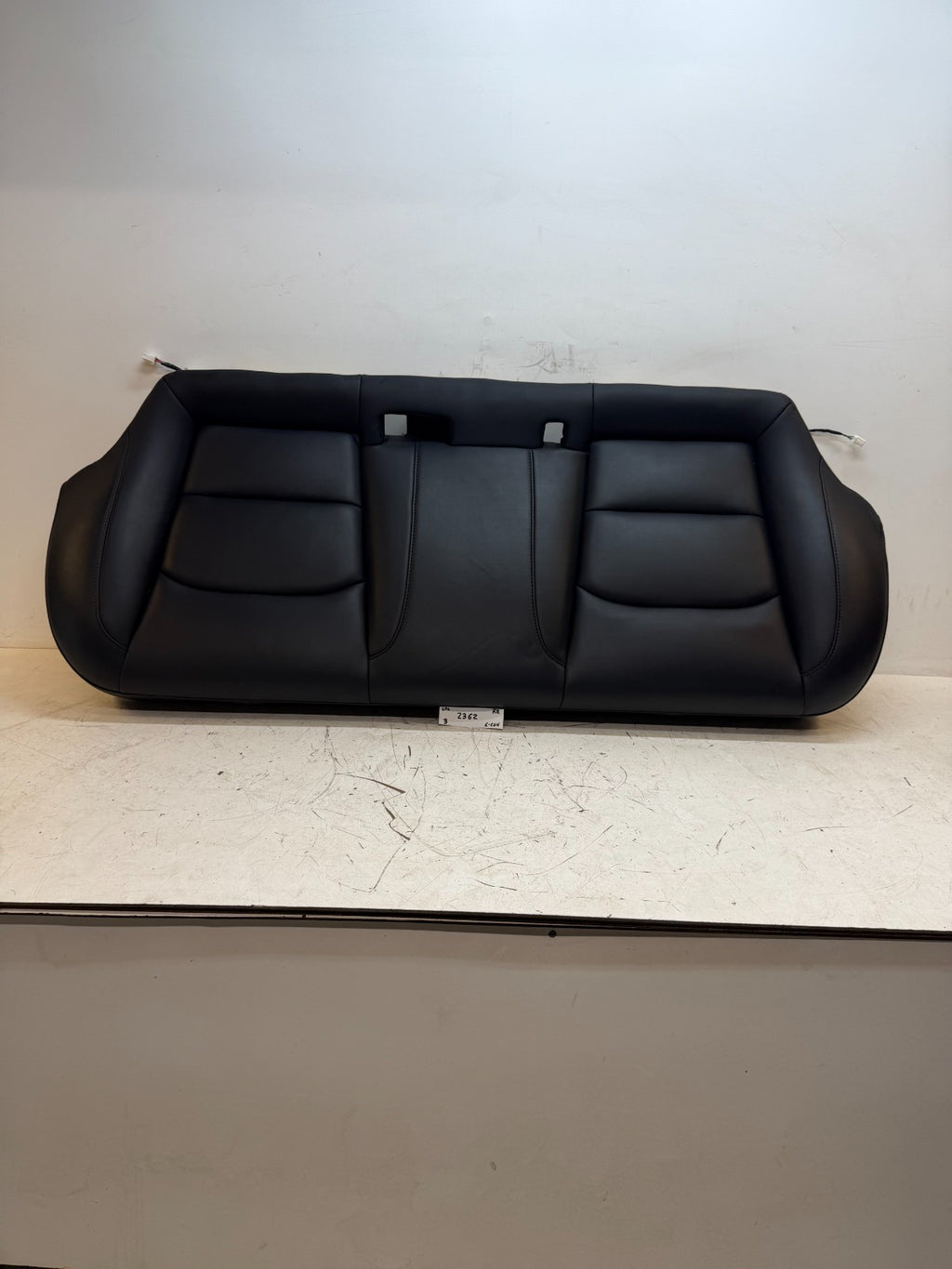 2017-2023 TESLA MODEL 3 REAR LOWER BOTTOM SEAT CUSHION BLACK 1452685-00-B