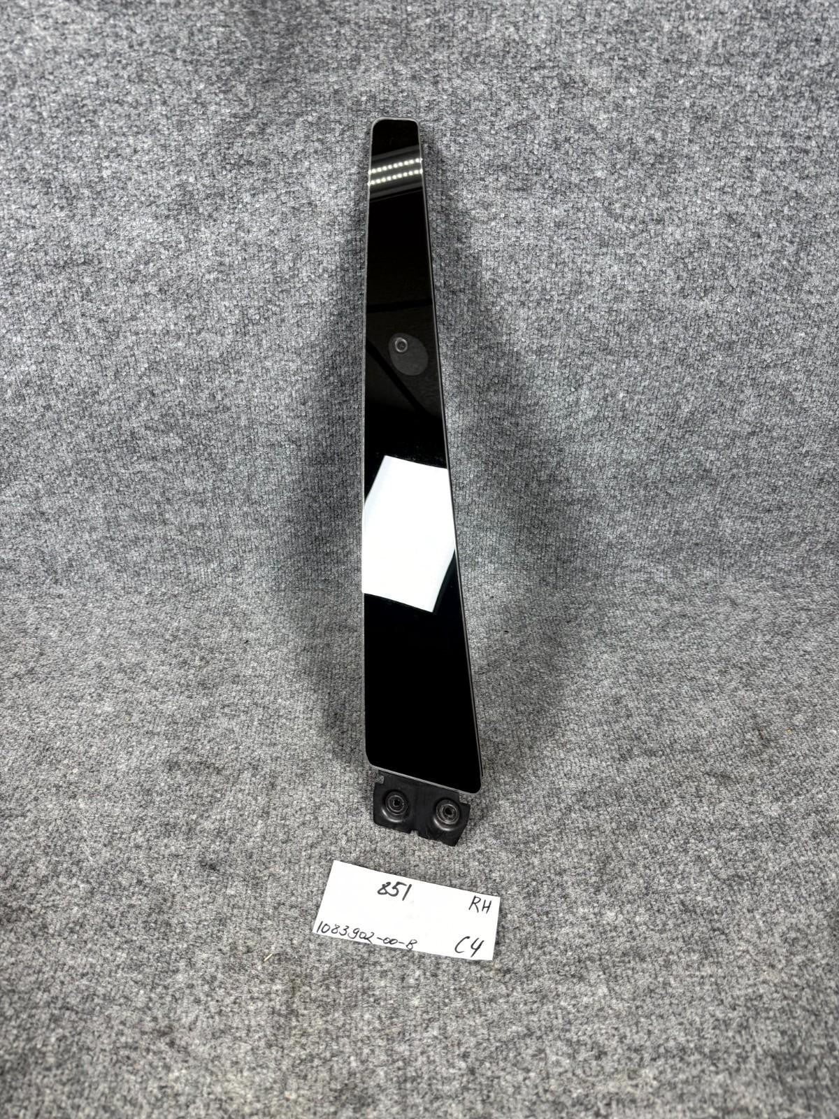 16-20 Tesla Model X Right B Pillar Applique Molding Trim w/ Camera OEM 109231198