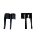 2012-2020 TESLA MODEL S FRONT LEFT OR RIGHT SIDE SEAT TRACK RAIL TRIM COVER SET