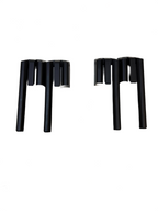 2012-2020 TESLA MODEL S FRONT LEFT OR RIGHT SIDE SEAT TRACK RAIL TRIM COVER SET
