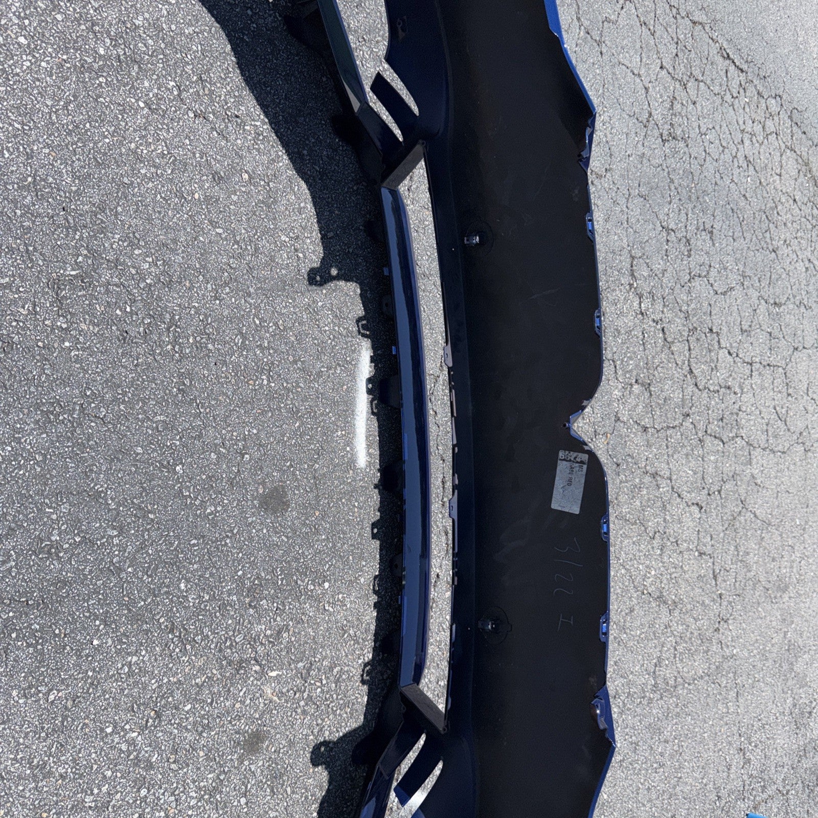 2016-2020 OEM Tesla Model S Front Bumper Cover Panel Black BLUE OEM