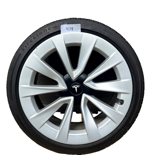 2017 - 2023 TESLA MODEL 3 FACTORY WHEEL RIM WITH TIRE OEM, 1044264-00-A