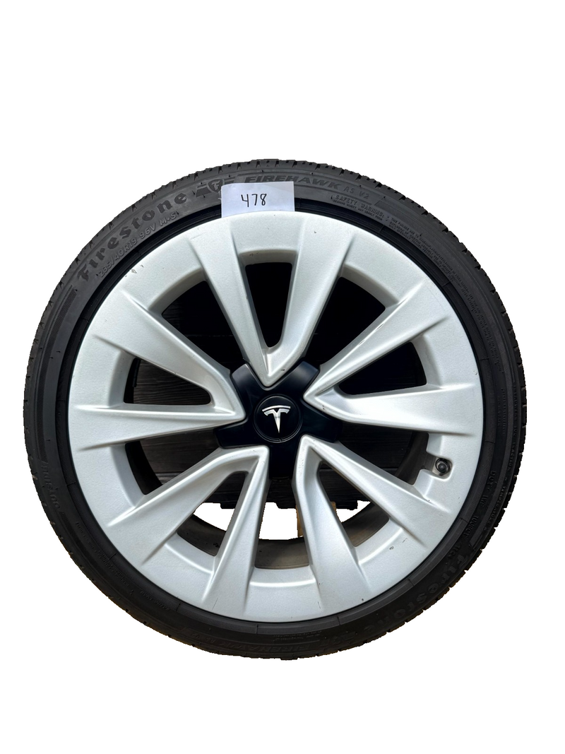 2017 - 2023 TESLA MODEL 3 FACTORY WHEEL RIM WITH TIRE OEM, 1044264-00-A