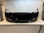 2016-2020 Tesla Model X Front Bumper Cover Complete Black