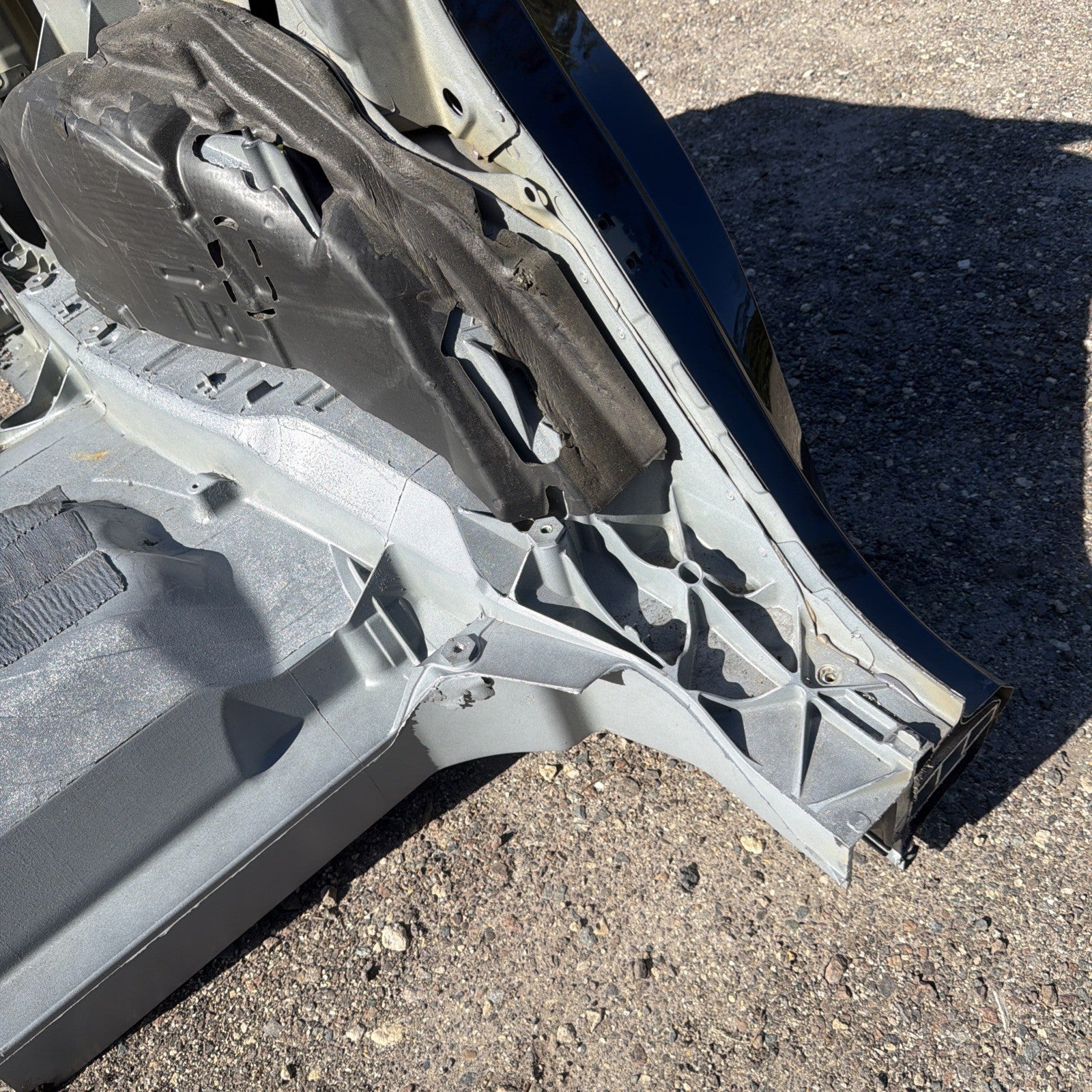 2020-2024 Tesla Model Y Rear Left Quarter Panel Structural Cutout LH Gray PN01