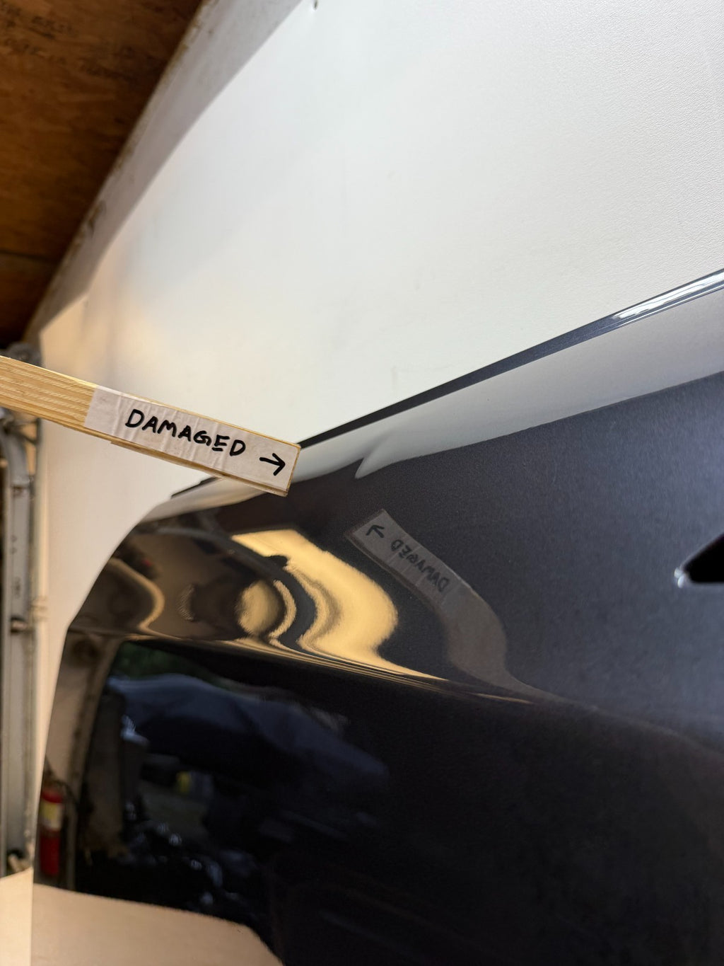 2012-2020 Tesla Model S Rear Left Driver Side Door Shell Panel