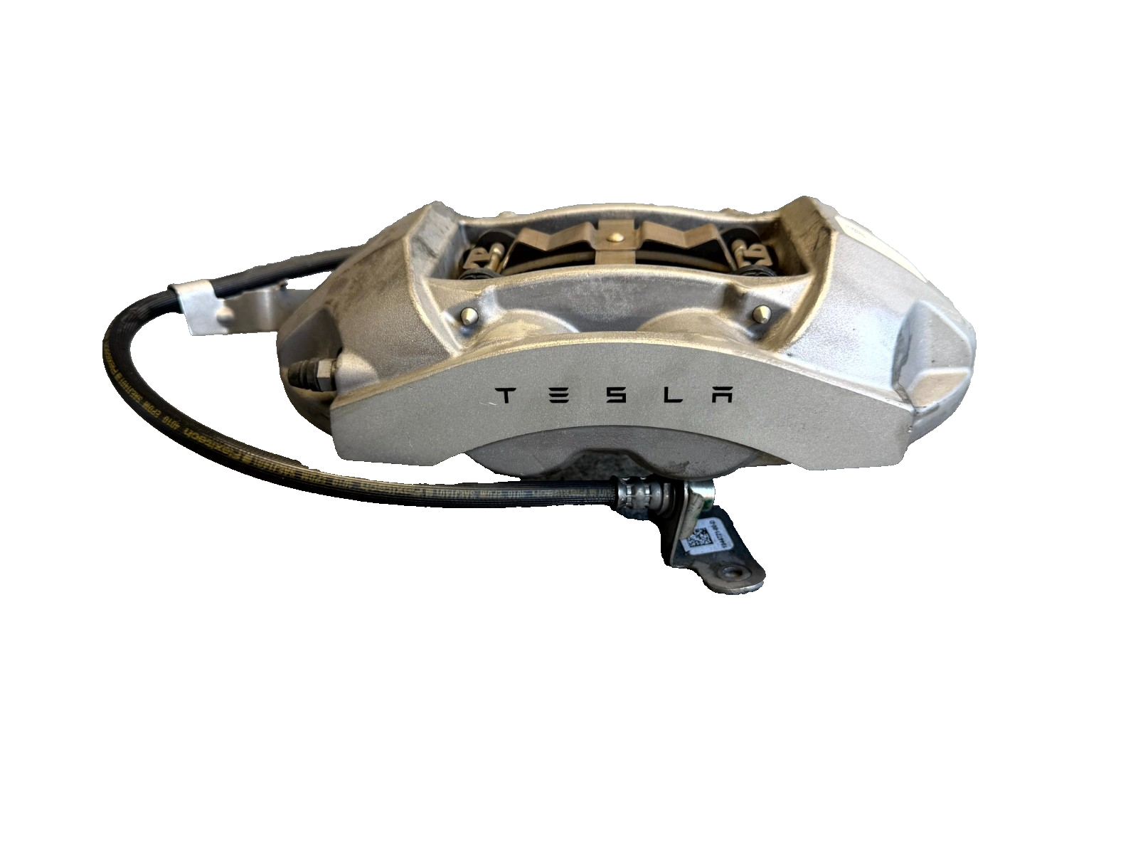 ♦️17-23 TESLA MODEL 3 FRONT LEFT BRAKE CALIPER W/ BRAKE HOSE LINE OEM, 104462100