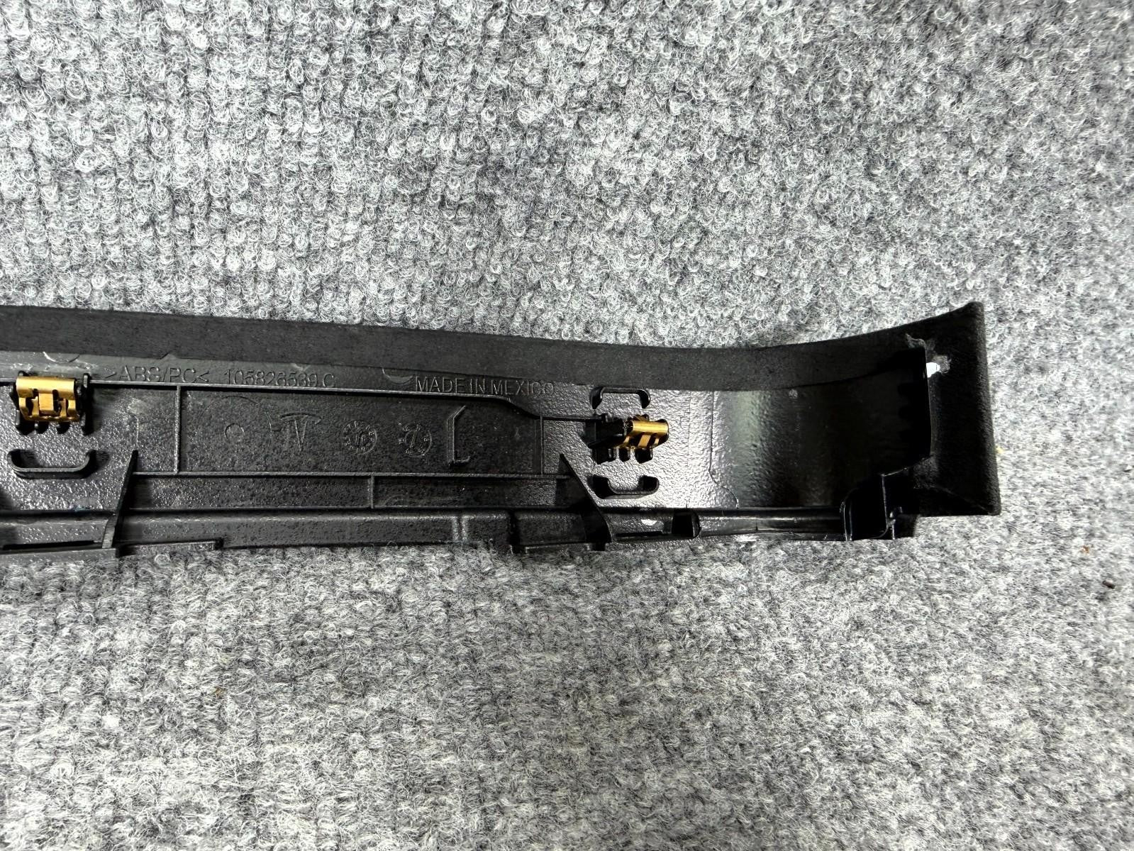 2016-2020 Tesla Model X Rear Right Upper Door Trim Panel Cover OEM, 1055024-00-B