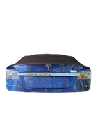12-20 Tesla Model S Rear Trunk Lid Hatch Tail Lights Blue OEM