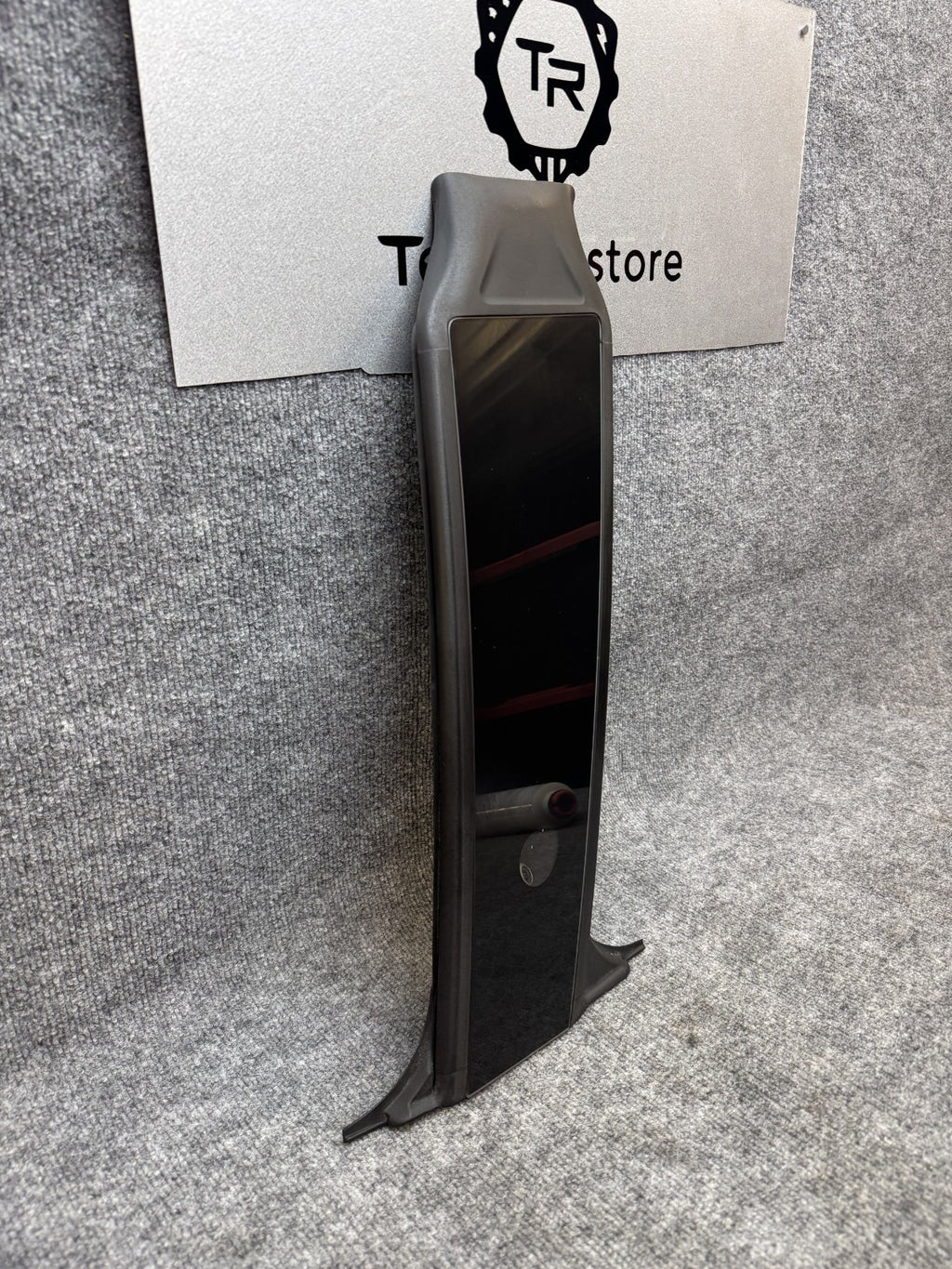 2020 - 2024 TESLA MODEL Y LEFT SIDE B-PILLAR GLASS TRIM CAMERA OEM, 1785299-00-B