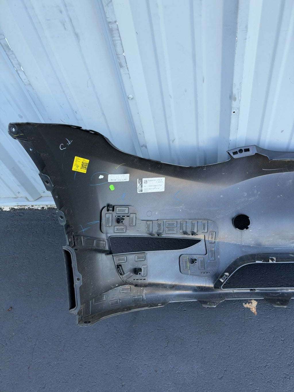 Front Bumper Cover Grey 2022-2024 Tesla Model Y 149738-TX-B OEM