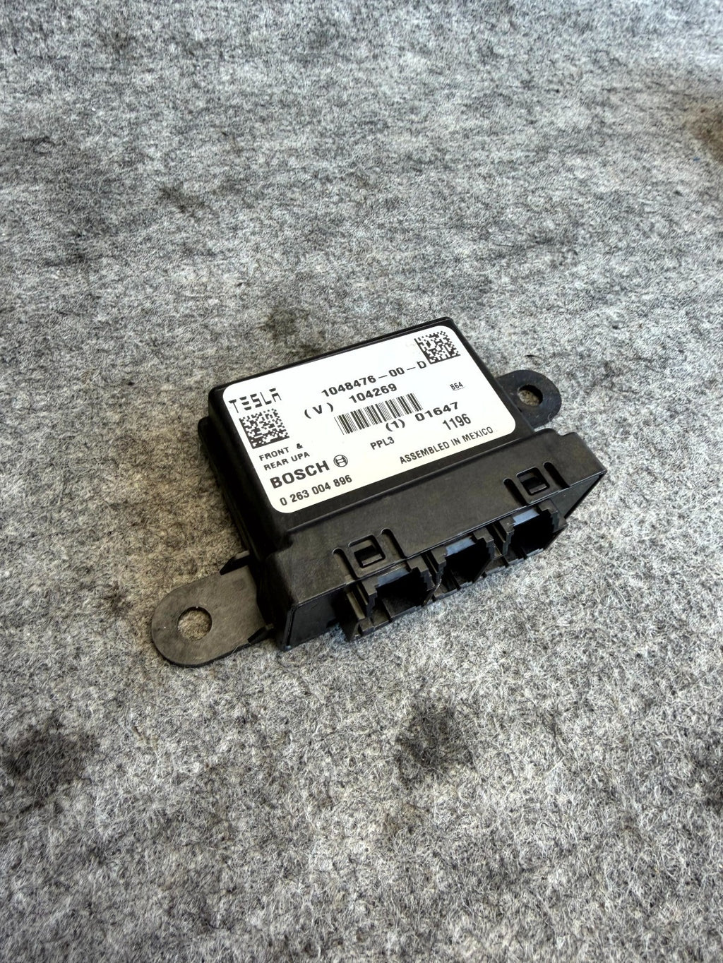 ♦️12 - 20 TESLA MODEL S PARK ASSIST PARKING AID CONTROL MODULE OEM, 1048476-00-D