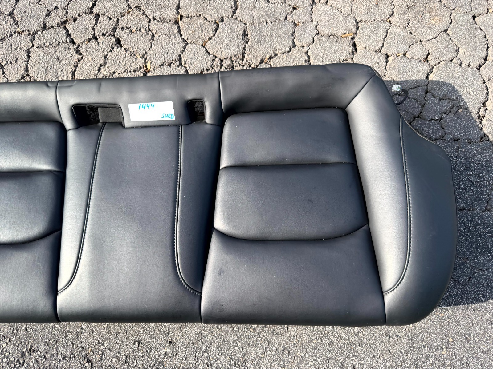 ♦️2017-2023 TESLA MODEL 3 REAR LOWER BOTTOM SEAT CUSHION BLACK OEM, 1452685-00-B