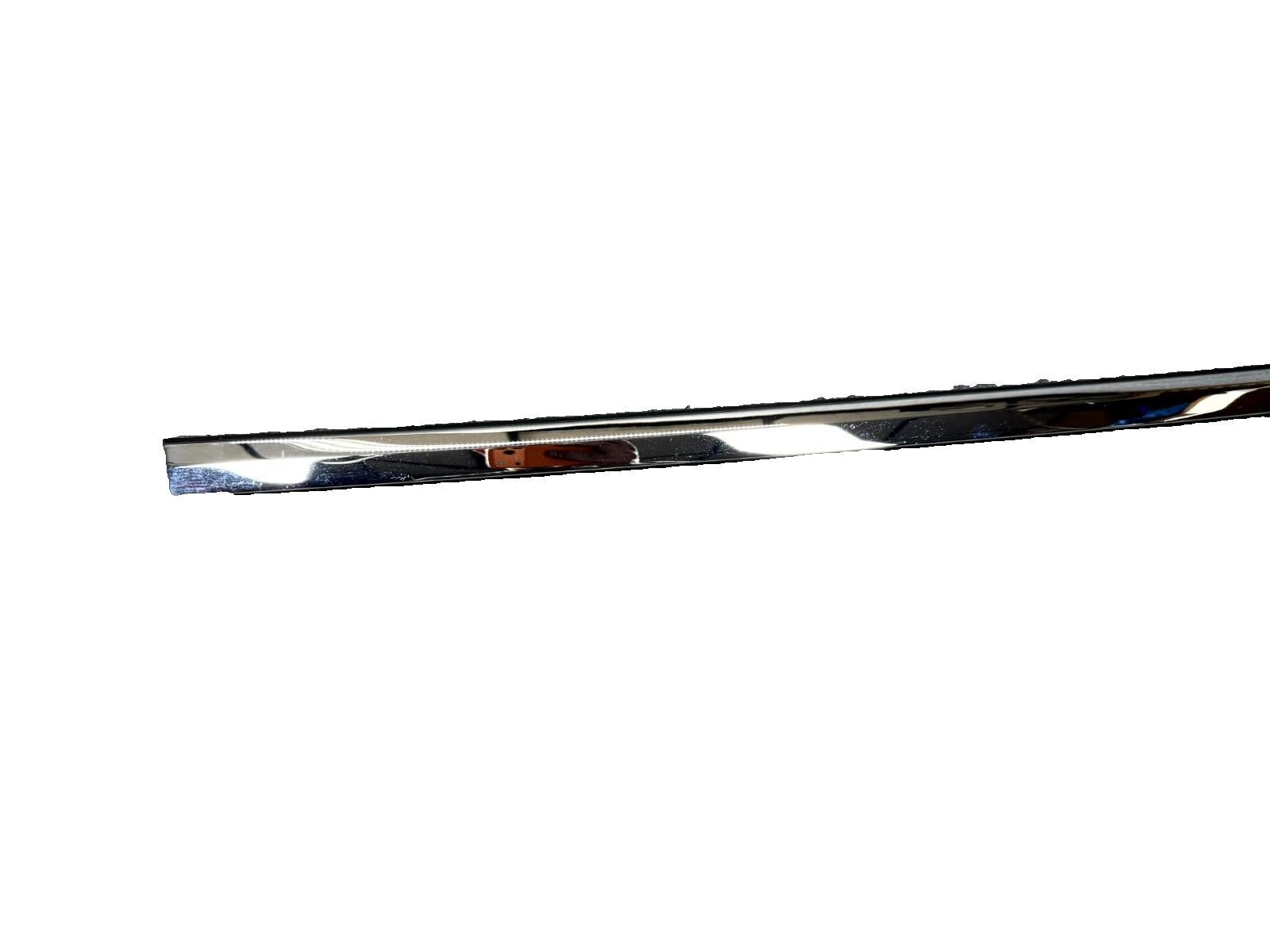 2012-2020 Tesla Model S Front Right Door Chrome Belt Molding OEM, 1038394-00-A