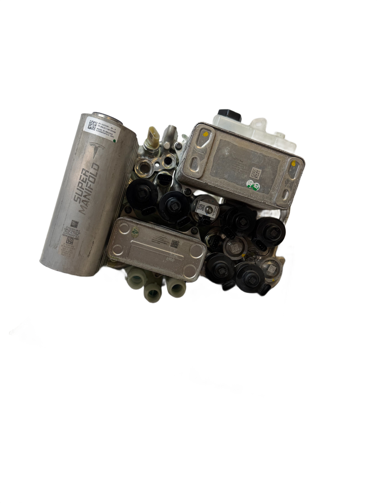 2020-2023 Tesla Model 3 Supermanifold Refrigerant Chiller w/ Coolant Reservoir