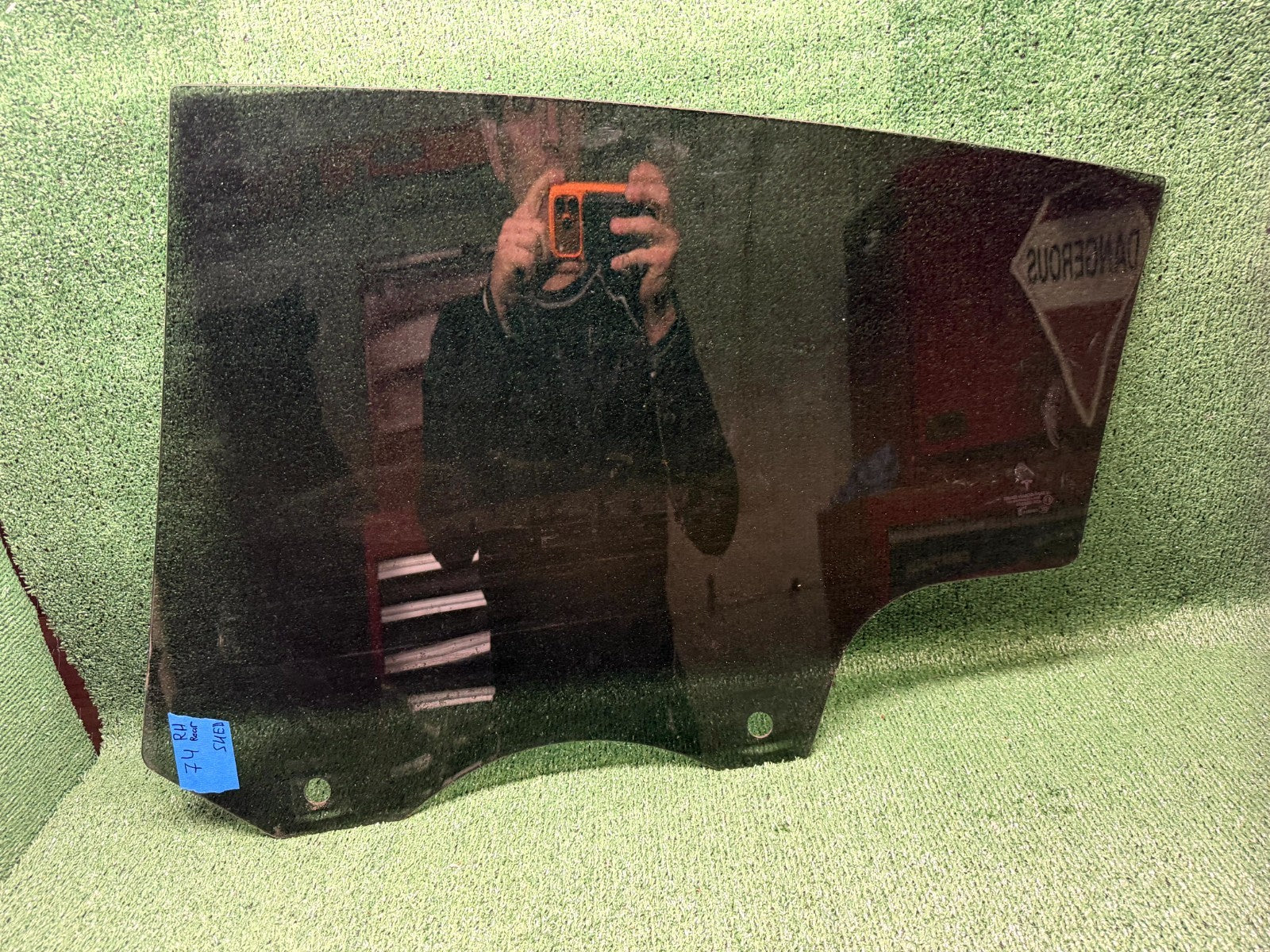 ♦️2020 - 2023 TESLA MODEL Y REAR RIGHT SIDE DOOR WINDOW GLASS OEM, 43R-004553