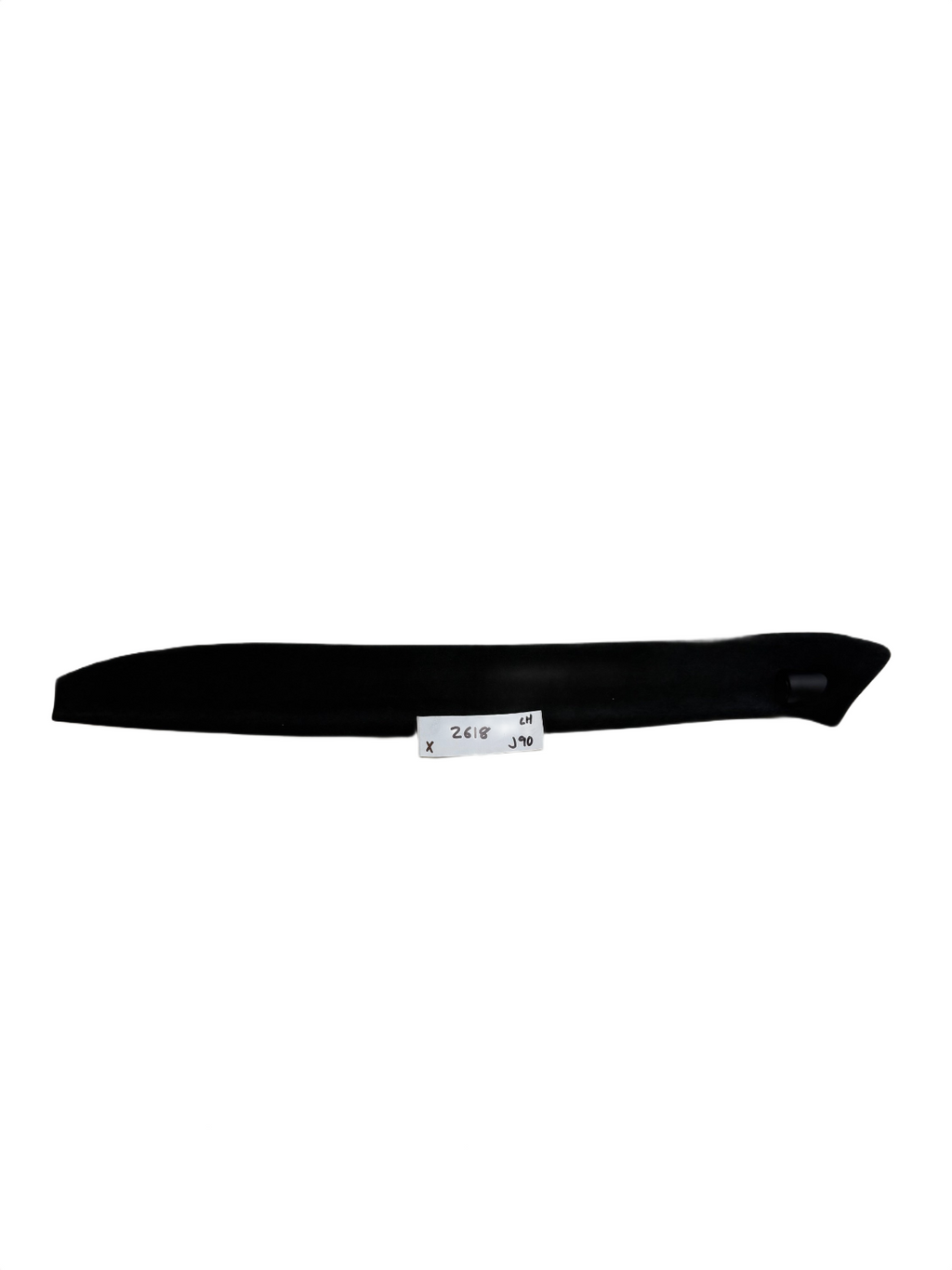 2016-20 Tesla Model X Front Left Driver Sun Visor Bezel Trim Alcantara Black Oem
