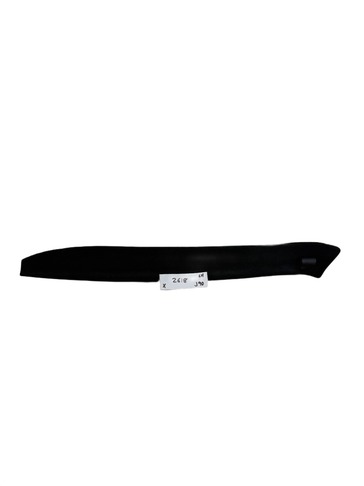 2016-20 Tesla Model X Front Left Driver Sun Visor Bezel Trim Alcantara Black Oem