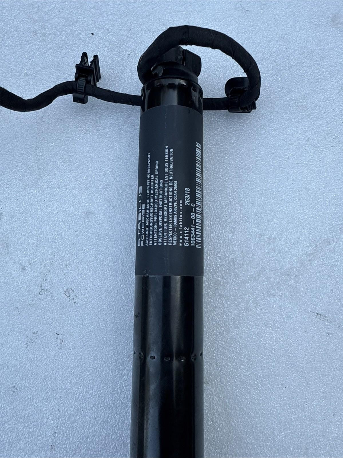 ♦️16-25 TESLA MODEL X REAR RIGHT FALCON DOOR LIFT CYLINDER STRUT OEM, 106344100C