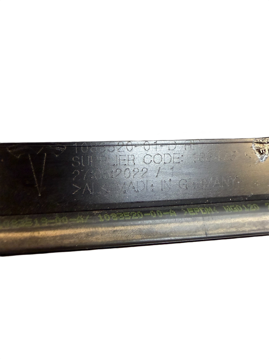 2021-2023 TESLA MODEL 3 RIGHT UPPER ROOF MOLDING TRIM 1083520-01-D