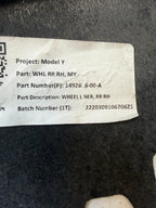 2017-2023 Tesla Model Y Rear Right Wheel Liner Fender Splash Shield 1492616-00-A