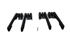 2012-2020 TESLA MODEL S FRONT LEFT OR RIGHT SIDE SEAT TRACK RAIL TRIM COVER SET
