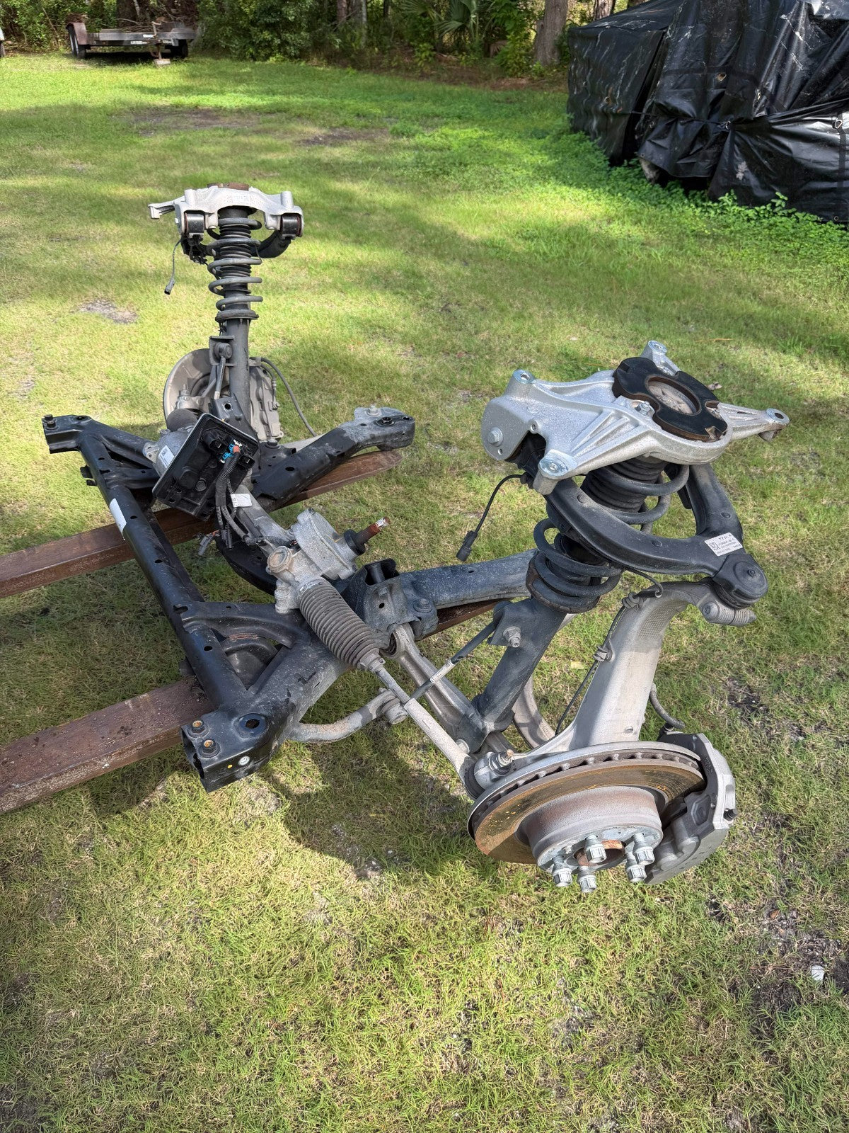 2017-2023 Tesla Model 3 Front Suspension Subframe Complete OEM 1044376-00-D