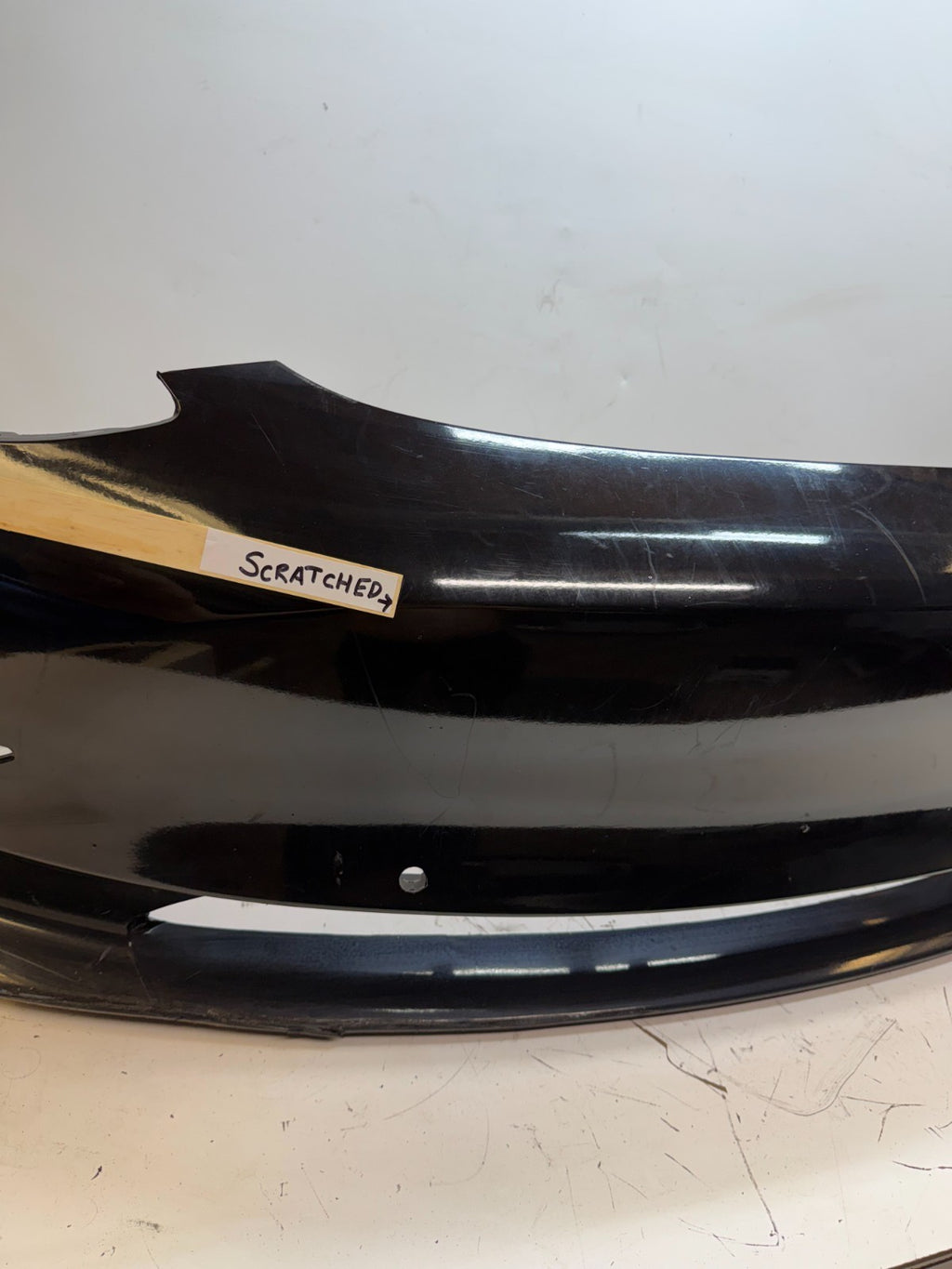 2017-2023 Tesla Model 3 Front Bumper Cover Panel w/ Park Sensor Hole Assembly