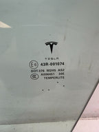 2012-2020 Tesla Model S Front Left Driver Side Door Window Glass OEM 43R-001074