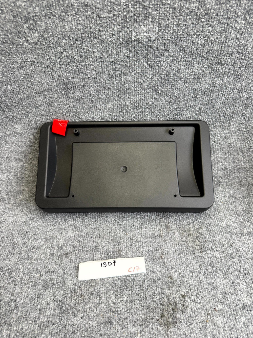 2017-2023 TESLA MODEL 3 FRONT LICENSE PLATE MOUNT FRAME BRACKET OEM, 109682900G