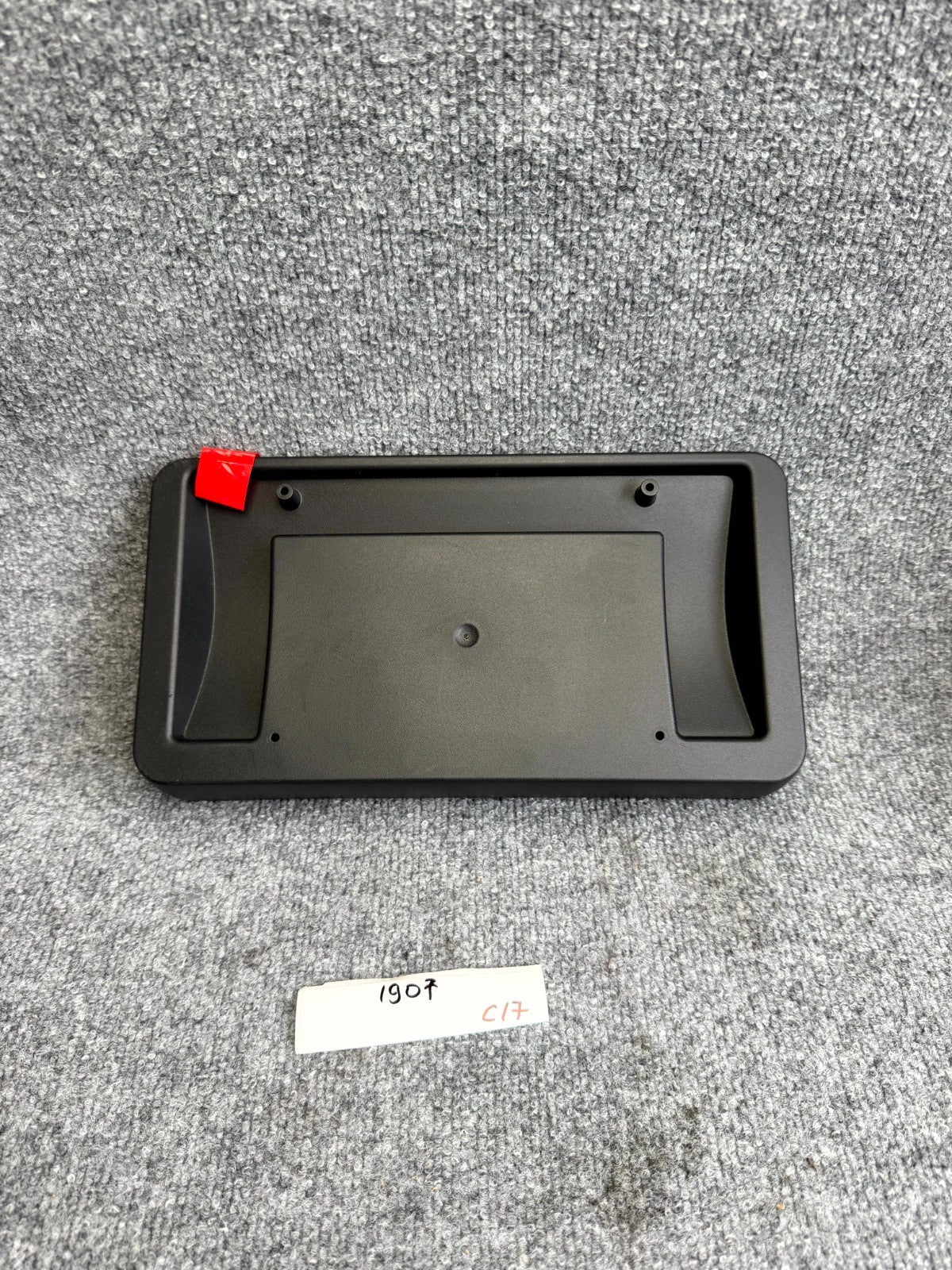 2017-2023 TESLA MODEL 3 FRONT LICENSE PLATE MOUNT FRAME BRACKET OEM, 109682900G