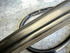 ♦️12-20 TESLA MODEL S FRONT LEFT DOOR WINDOW WEATHERSTRIP SEAL OEM, 1038405-00-A