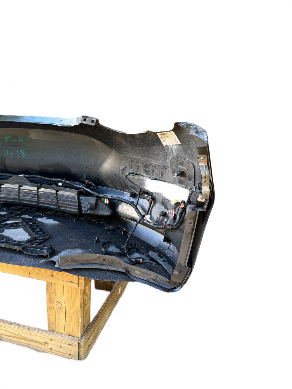 2017-2023 Tesla 3 Front Bumper Cover With Sensor Holes Black