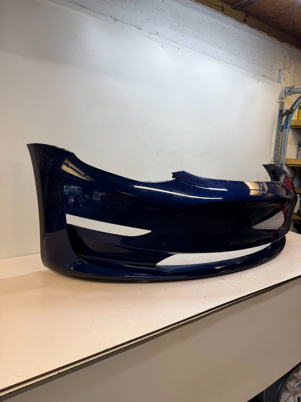 2017-2023 Tesla Model 3 Front Bumper Cover Panel w/ Park Sensor Hole