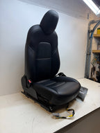 2017-2023 Tesla Model 3 Front Left Driver Seat Black Leather 1456942-00-A