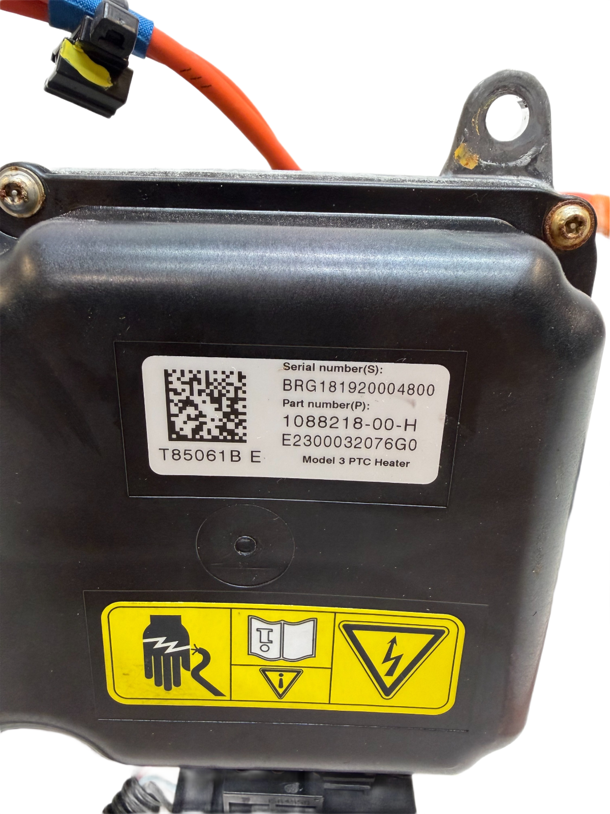 2017-2020 Tesla Model 3 PTC Heater Core Dual Zone Control w/ Cable 1088218-00-H