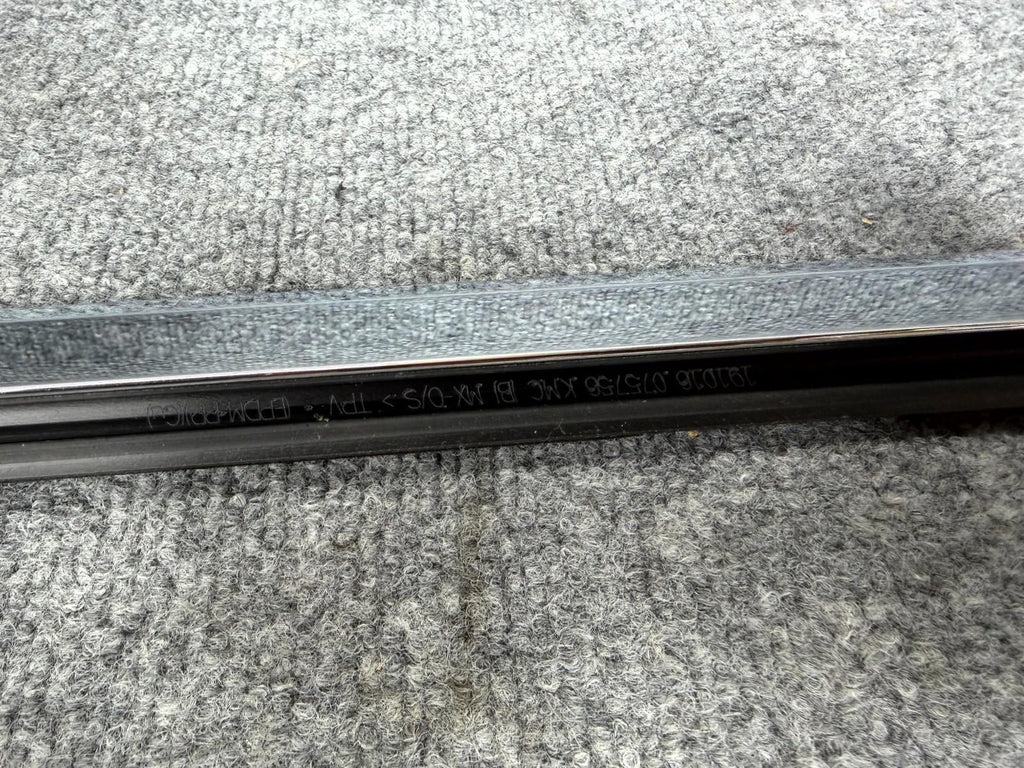 2012-2020 Tesla Model S Front Right Door Chrome Belt Molding OEM, 1038394-00-A